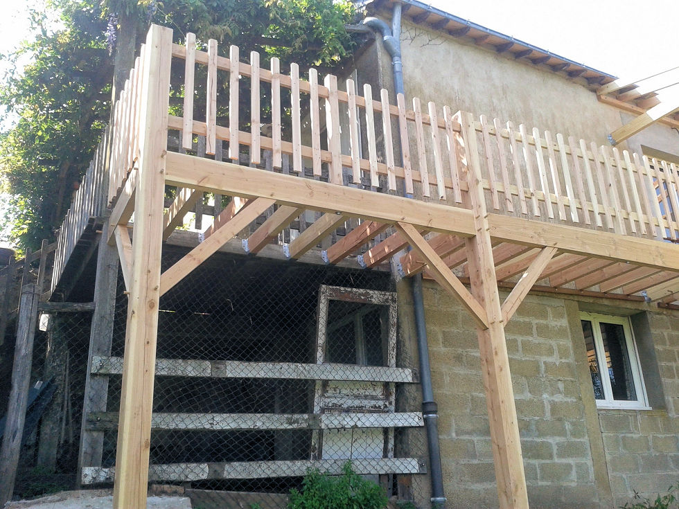 terrasse sur poteaux Douglas Accacia 4