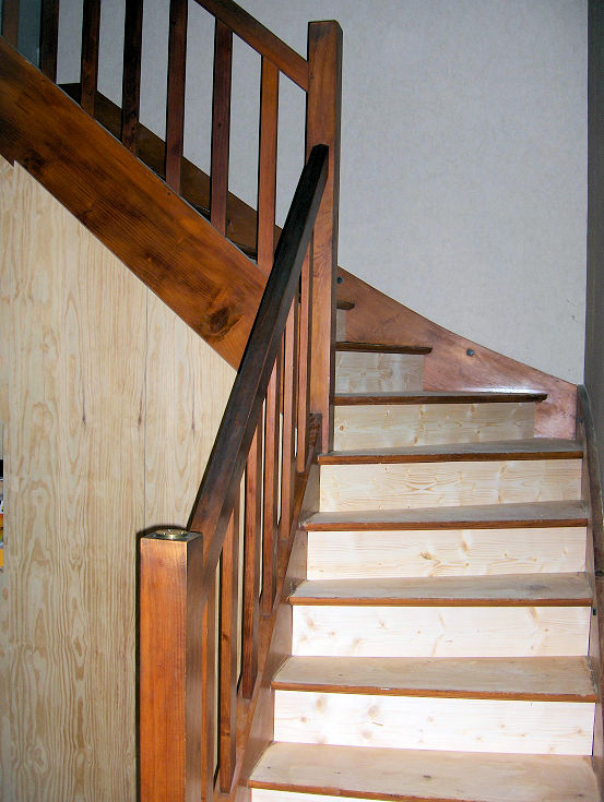 Contremarches sur escalier existant