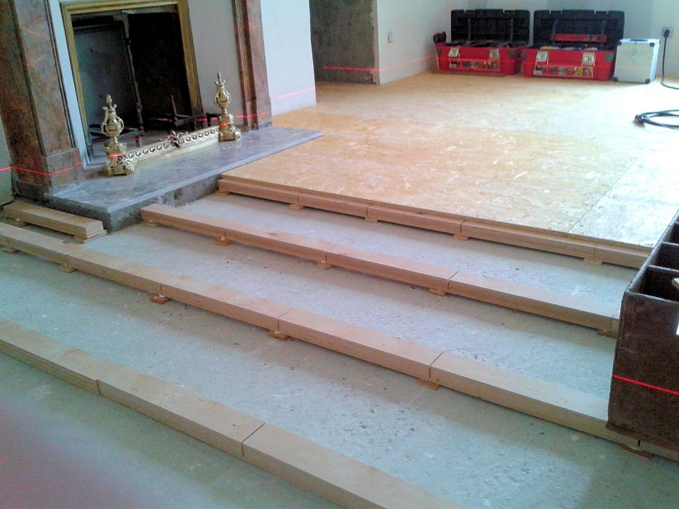 Parquet en chêne Bâtons rompus