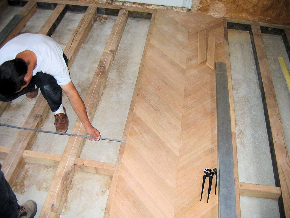 Parquet en chêne point de Hongrie