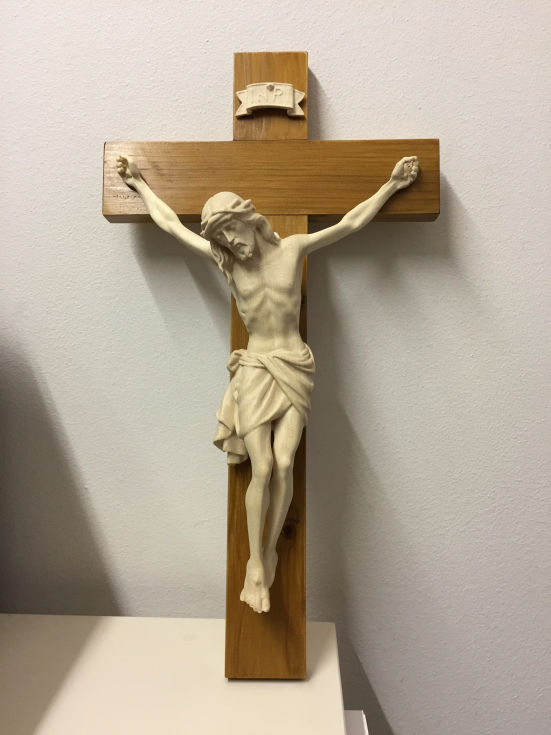 Croix en chêne pour crucifix