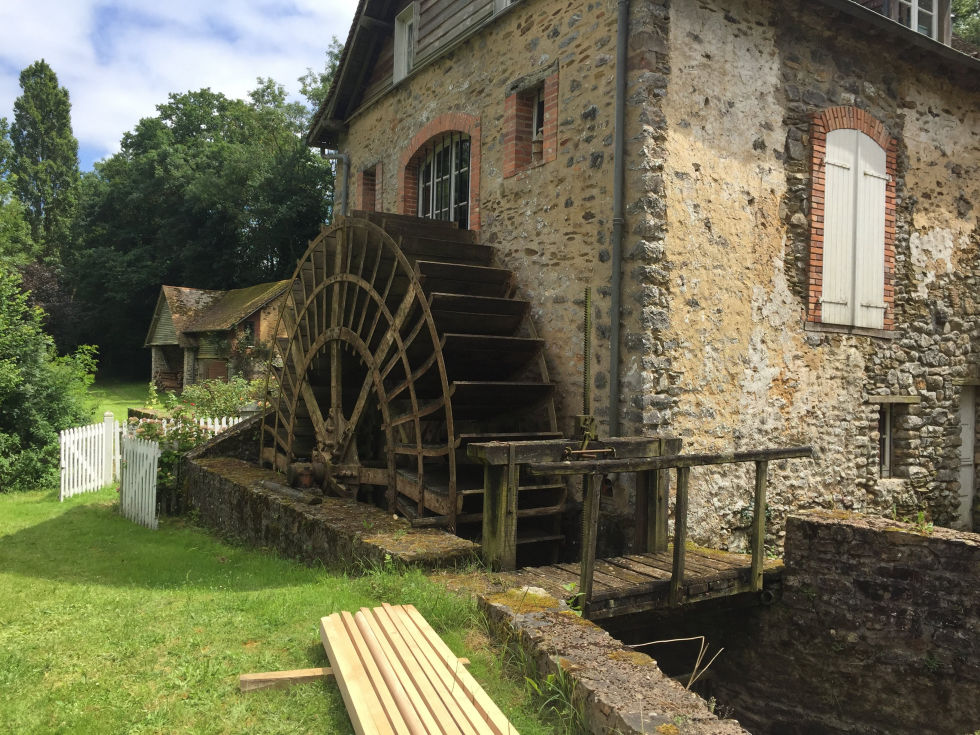 Passerelle en bois